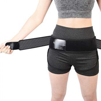 Women Pelvic Support Belt Postpartum Belly Wrap Brace Band Stretchable Breathable Girdle Body Shaper Hip Lift Supports 10CM Wide