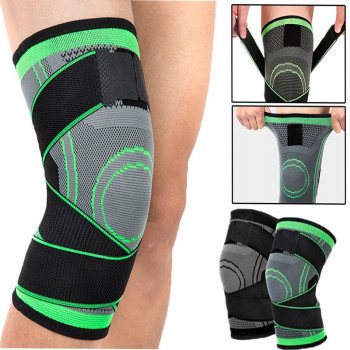 1PCS Adjustable Sports Knee Pad Knee Pain Relief Patella Stabilizer Brace Support for Hiking Soccer Basketball Running Sport