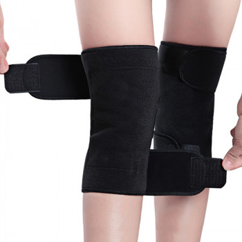 1pair Tourmaline Self Heating Knee Pad Magnetic Therapy Knee Support Brace Pain Relief Arthriti Knee Patella Massage Leg Warmer